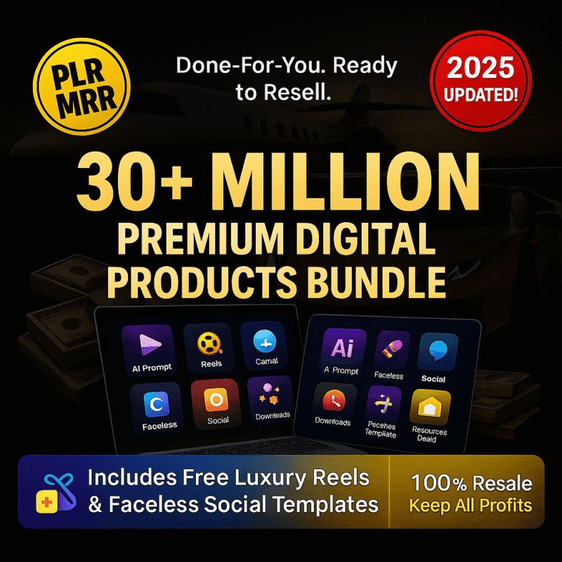 30+ Million Digital Products